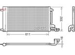 Denso DCN02034 - Condensatore Aria Condizionata Oe 6C0816411C Con Essiccatore Per A1 (8X), Ibiza (6J, 6P), Toledo Iv (KG3), Fabia Ii (54), Fabia Iii (Nj), Rapid (Nh), Roomster (5J), Polo (6C, 6R)