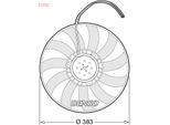 Denso DER02007 - Ventola Radiatore Oe 4F0959455 Per A6 (4F)