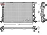 Denso DRM02024 - Oe 8K0121251H Radiatore, Raffreddamento Motore Per A4 (8K), A5 (8T), A5 (8F), A6 (4G), A7 (4G), Q5 (8R)