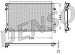 Denso DRM32016 - Oe 1K0121251AC Radiatore, Raffreddamento Motore Per A3 (8P), Altea (5P), Leon (1P1), Toledo Iii (5P2), Octavia I (1U), Octavia Ii (1Z), Yeti (5L), Caddy Iii (2C, 2K), Eos (1F), Golf Plus (5M), Golf V (1K), Golf Vi, Jetta Iii (1K2), Passat (3C), Touran (1T)