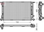 Denso DRM02022 - Oe 8K0121251AC Radiatore, Raffreddamento Motore Per A6 (4G), Q3 (8U), Q5 (8R), A4 (8K), A5 (8T), A5 (8F)