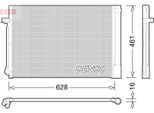 Denso DCN05013 - Condensatore Aria Condizionata Oe 64509239992 Con Essiccatore Per X5 (E70), X5 (F15, F85), X6 (E71), X6 (F16)
