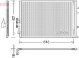 Denso DCN05016 - Oe 64539216144 Condensatore Aria Condizionata Con Essiccatore Per X3 (F25)