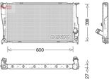 Denso DRM05003 - Radiatore Oe 17117547059, Raffreddamento Motore Per Serie 3 (E90), Serie 3 (E93), Serie 3 (E92), Serie 3 (E91), X1 (E84), Z4 (E89)