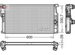 Denso DRM05015 - Radiatore Oe 17117600520, Raffreddamento Motore Per Serie 3 (F30), Serie 1 (F20), Serie 1 (F21), Serie 3 Gt (F34), Serie 3 (F31), Serie 4 (F33), Serie 4 (F32, F82), Serie 4 (F36), I3 (I01), Serie 2 (F23), Serie 2 (F22, F87)
