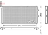 Denso DRM05009 - Radiatore Oe 17117601832, Raffreddamento Motore Per Serie 5 (F10), Serie 5 Gt (F07), Serie 5 (F11), Serie 6 (F12), Serie 6 (F13), Serie 6 (F06), Serie 7 (F01)