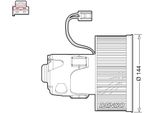 Denso DEA05008 - Soffiatore Interno Oe 64119242607 Per Serie 5 (F10), Serie 5 Gt (F07), Serie 5 (F11), Serie 6 (F12), Serie 6 (F13), Serie 6 (F06), Serie 7 (F01)