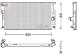 Denso DRM05004 - Radiatore Oe 17117618807, Raffreddamento Motore Per Serie 1 (F20), Serie 1 (F21), Serie 2 (F23), Serie 2 (F22, F87), Serie 3 (F30), Serie 3 Gt (F34), Serie 3 (F31), Serie 4 (F33), Serie 4 (F32, F82), Serie 4 (F36)