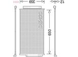 Denso DCN09047 - Oe 51966751 Condensatore Aria Condizionata Con Essiccatore Per 500X (334)