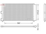 Denso DCN09072 - Condensatore Aria Condizionata Oe 46820833 Con Essiccatore Per Doblo, Idea, Punto