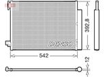 Denso DCN37004 - Condensatore Aria Condizionata Oe 8660003626 Con Essiccatore Per Dokker, Duster, Lodgy, Logan, Sandero, Captur I (H5, J5), Clio Iv