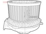 Denso DEA21010 - Soffiatore Interno Oe 6441K0 Per Xsara, 206 Sw (2E/K), 206 Van, 206+, 307, 206 Cc (2D), 206 (2A/C), 206 (2E/K), 307 Cc (3B), 307 Sw (3H)