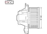 Denso DEA21014 - Soffiatore Interno Oe 6441CP Per DS5, DS5 (Kf), 3008 (0U), 308 Ii, 5008 I