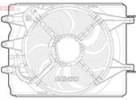 Denso DER09068 - Ventola Radiatore Oe 51921113 Per 500L (351, 352)