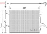 Denso DCN10027 - Condensatore Aria Condizionata Oe 1522067 Per Kuga I