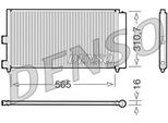 Denso DCN09070 - Oe 46820833 Condensatore Aria Condizionata Con Essiccatore Per Doblo, Punto, Idea