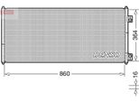 Denso DCN10032 - Condensatore Aria Condizionata Oe 1671707 Per Transit
