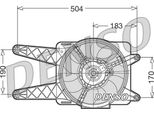 Denso DER09016 - Ventola Radiatore Oe 46789792 Per Seicento