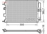 Denso DCN10046 - Condensatore Aria Condizionata Oe 1828970 Con Essiccatore Per Focus Iii, Grand C-Max, C-Max, Kuga Ii, Tourneo Connect, Transit Connect