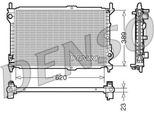 Denso DRM10107 - Radiatore Oe 2T148005AD, Raffreddamento Motore Per Transit Connect, Tourneo Connect