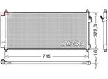 Denso DCN40026 - Oe 80110TF0G01 Condensatore Aria Condizionata Con Essiccatore Per Jazz Iii