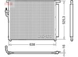 Denso DCN10049 - Condensatore Aria Condizionata Oe 5139233 Con Essiccatore Per Ranger (Tke)