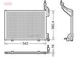Denso DCN10048 - Condensatore Aria Condizionata Oe 1513110 Per Fiesta Vi