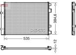 Denso DCN41020 - Condensatore Aria Condizionata Oe 976061R300 Con Essiccatore Per I20 (Pb), Rio Iii (Ub)