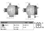 Denso DAN1407 - Alternatore Oe 1X43 10300 Bc Per X-Type (X400)