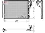 Denso DCN41014 - Condensatore Aria Condizionata Oe 976062H600 Con Essiccatore Per I30 (Fd), Ceed (Ed), Pro Ceed (Ed)