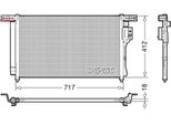 Denso DCN41008 - Oe 976062B000 Condensatore Aria Condizionata Con Essiccatore Per Santa Fe Ii (Cm)