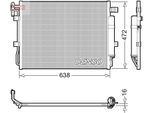 Denso DCN14003 - Condensatore Aria Condizionata Oe JRB500250 Con Essiccatore Per Discovery Iv (L319), Range Rover Sport (L320)