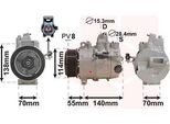 Van Wezel 0200K187 - Compressore Aria Condizionata Oe JPB000183 Per Discovery Iii (L319), Discovery Iv (L319)
