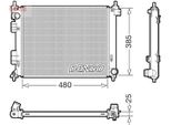 Denso DRM41035 - Oe 25310C8400 Radiatore, Raffreddamento Motore Per I20 (Gb, Ib)