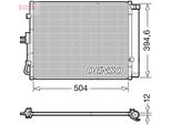 Denso DCN43005 - Oe 976062K000 Condensatore Aria Condizionata Con Essiccatore Per Soul (Am)
