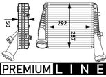 Mahle Ci 141 000P - Intercooler Oe 7L6145803A Per Q7 (4L), Cayenne (92A), Cayenne (9PA), Touareg (7L), Touareg (7P)