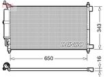 Denso DCN46007 - Oe 92110AX000 Condensatore Aria Condizionata Con Essiccatore Per Juke (F15), Tiida (C11), Modus (F/JP0)