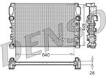 Denso DRM17091 - Radiatore Oe 2115001302, Raffreddamento Motore Per Cls (C219), Classe E (W211), Classe E (S211)
