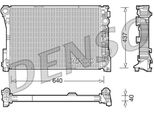 Denso DRM17046 - Oe 2045000603 Radiatore, Raffreddamento Motore Per Classe E (A207), Classe E (C207), Classe E (W212), Classe E (S212), Classe Glk (X204), Classe C (W204), Classe C (C204), Classe C (S204), Cls (C218)