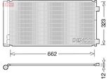 Denso DCN05103 - Oe 64539228607 Condensatore Aria Condizionata Con Essiccatore Per R56, R57, R55, R60, R58, R61