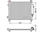 Denso DCN46031 - Condensatore Aria Condizionata Oe 921003VA1A Con Essiccatore Per Note (E12)