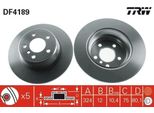 Trw DF4189 - Oe 34 21 6 765 458 Disco Freno Per X5 (E53)