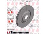 Zimmermann 100.3363.75 - Disco Freno Per A8 (4H), Q5 (8R), Q5 (Fy)