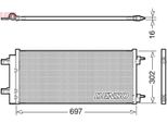 Denso DCN20044 - Oe 13475956 Condensatore Aria Condizionata Con Essiccatore Per Astra K
