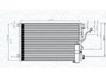 Magneti Marelli 350203841000 - Oe 92100 JD500 Condensatore Aria Condizionata Con Essiccatore Per Qashqai +2 I (J10)