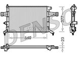 Denso DRM20082 - Radiatore Oe 90570725, Raffreddamento Motore Per Zafira A, Astra G