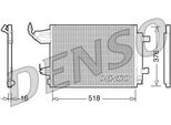 Denso DCN16001 - Condensatore Aria Condizionata Oe MR568975 Con Essiccatore Per Fortwo (451), Forfour (454), Fortwo Cabrio (450), Fortwo (450)