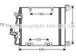 Prasco OL5368D - Condensatore Aria Condizionata Oe 1850099 Con Essiccatore Per Astra H, Astra G, Astra (A04), Zafira B