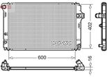 Denso DRM50089 - Radiatore Oe 1640021330, Raffreddamento Motore Per Yaris (P13)