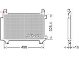 Denso DCN50028 - Oe 447770 4251 Condensatore Aria Condizionata Con Essiccatore Per Yaris (P13)